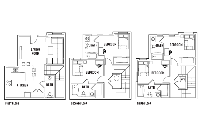 Phase 2: 4 Bed - 4.5 Bath Townhome