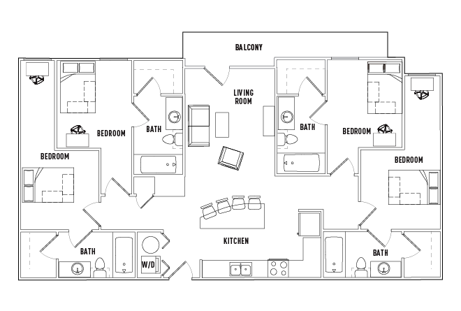 4 Bed - 4 Bath A