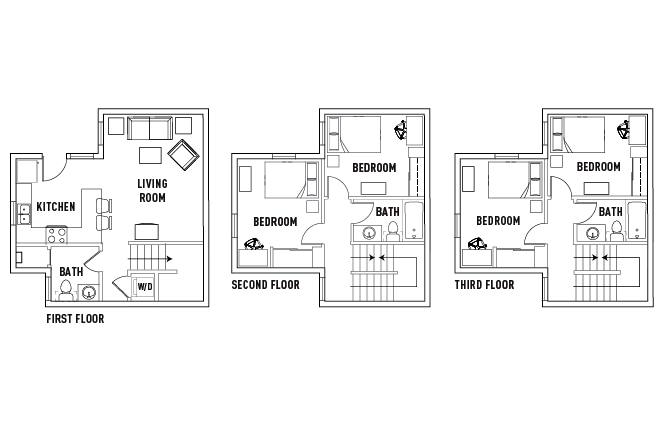 4 Bed - 2.5 Bath Townhome