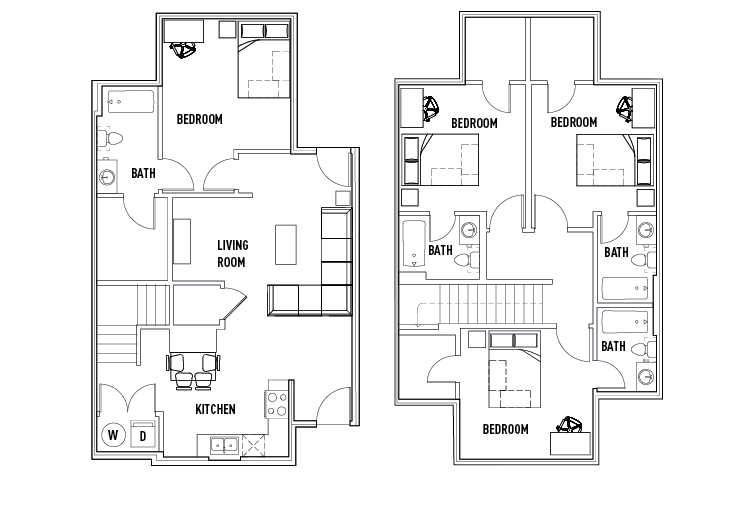 4 Bed - 4 Bath Townhome