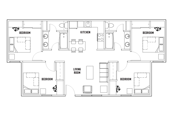 4 Bed - 2 Bath Phase 3