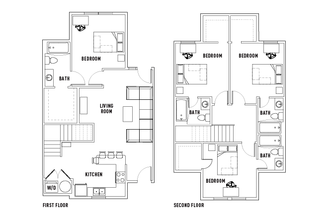 4 Bed - 4 Bath Townhome Standard